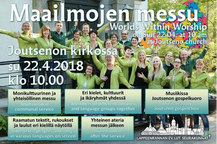 Maailmojen Messu - Worlds Within Worship Joutseno Maailmojen Messu - Worlds Within Worship Joutseno