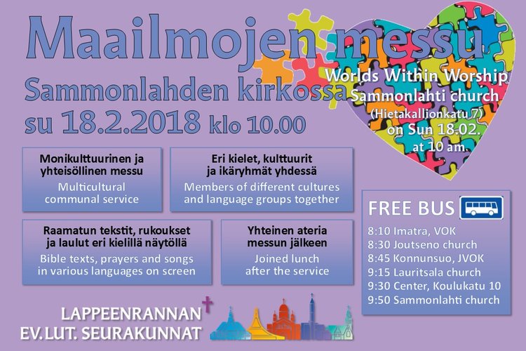Maailmojen messu - Worlds Within Worship Maailmojen messu - Worlds Within Worship