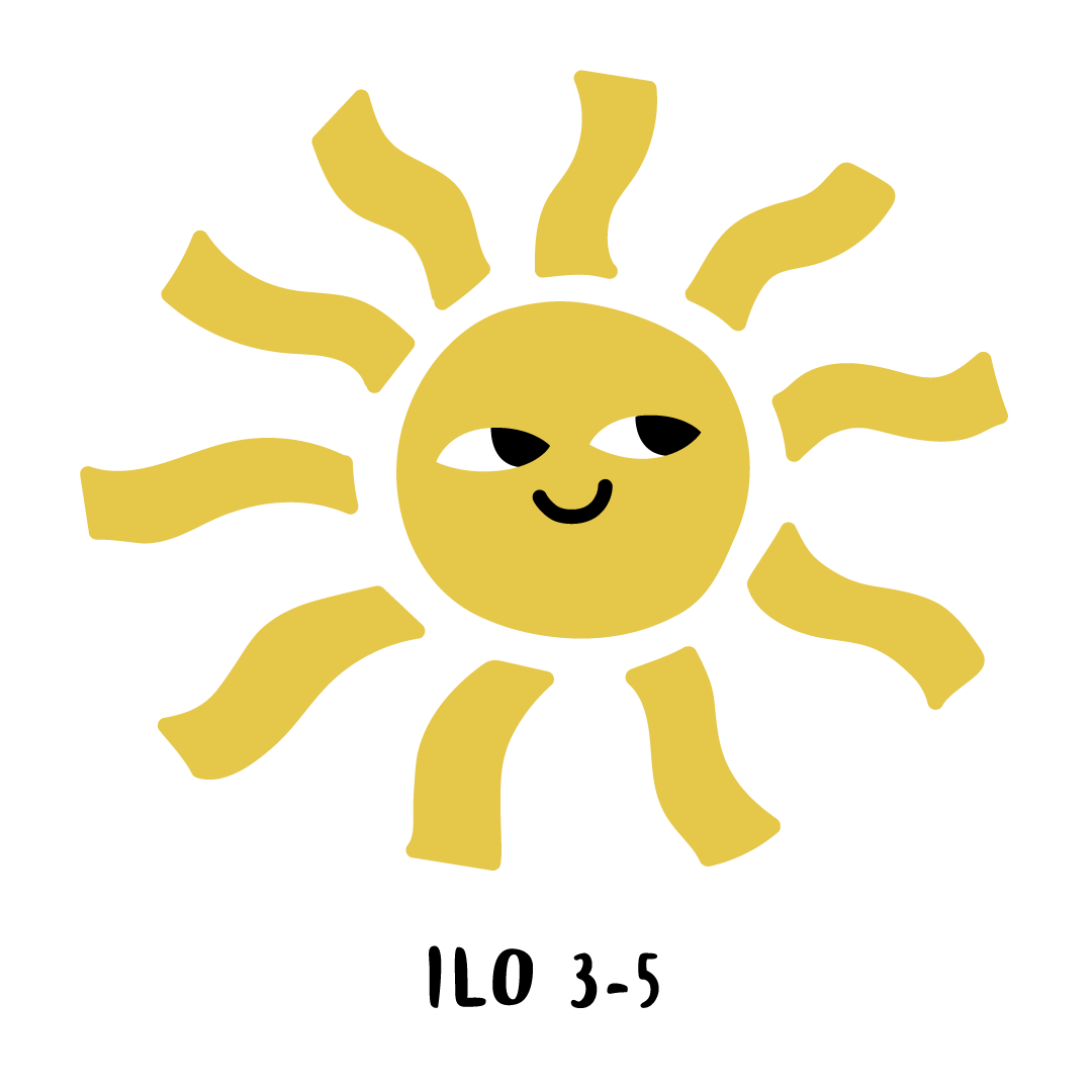 Kuva auringosta. Ilo 3 - 5 vuotiaat