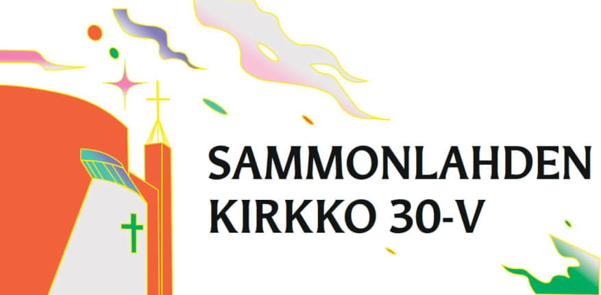 Sammonlahden kirkko 30-v logo