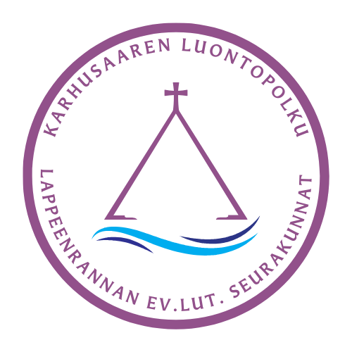 Karhusaaren luontopolku Lappeenrannan ev.lut. seurakunnat logo