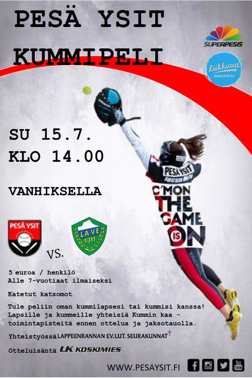 Kummipeli Pesä Ysit vs Lave Kummipeli Pesä Ysit vs Lave