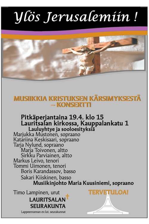 Musiikkia Kristuksen kärsimyksestä Musiikkia Kristuksen kärsimyksestä