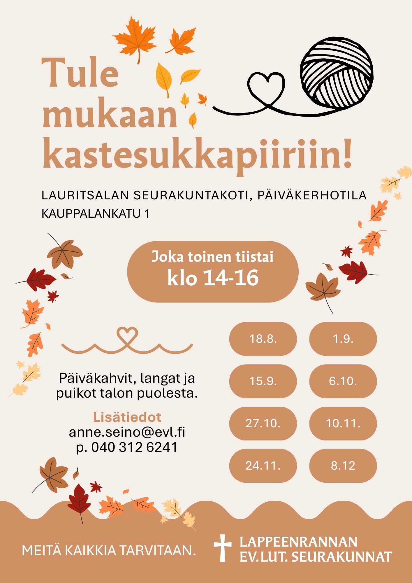 Kastesukkapiiri mainos