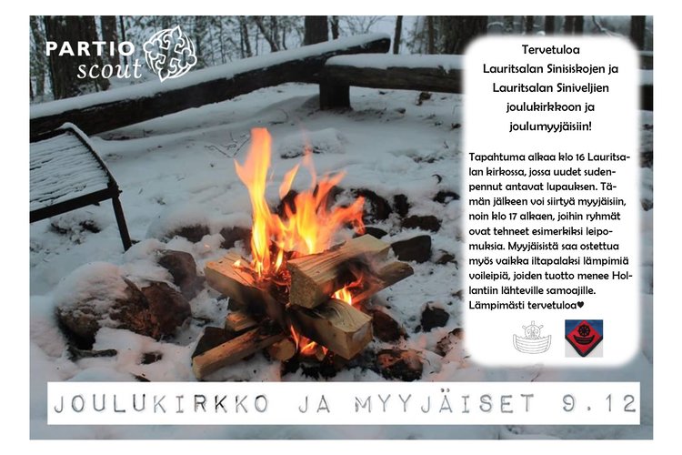 Partiolaisten joulumyyjäiset Partiolaisten joulumyyjäiset