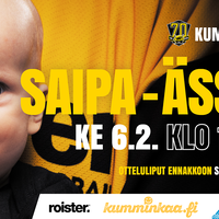 SaiPa-Ässät kummipelimainos