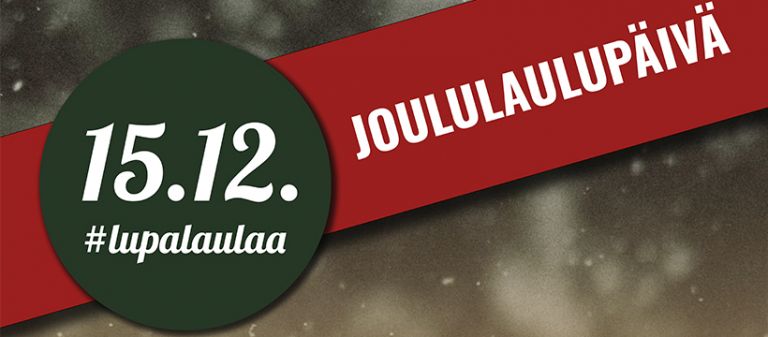 Joululaulupäivä.