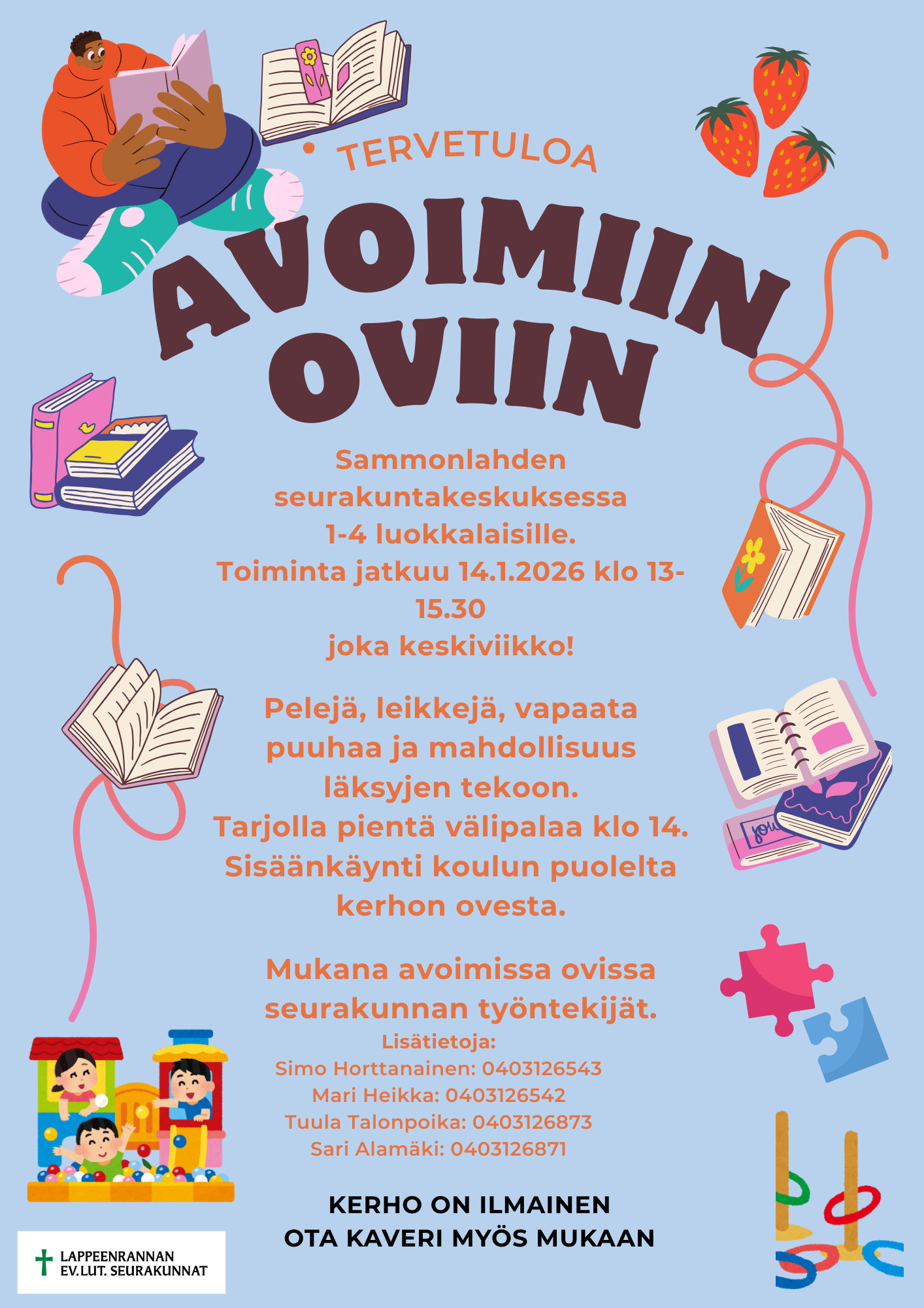 1.-4- luokkalaisten avoimet ovet Sammonlahti.