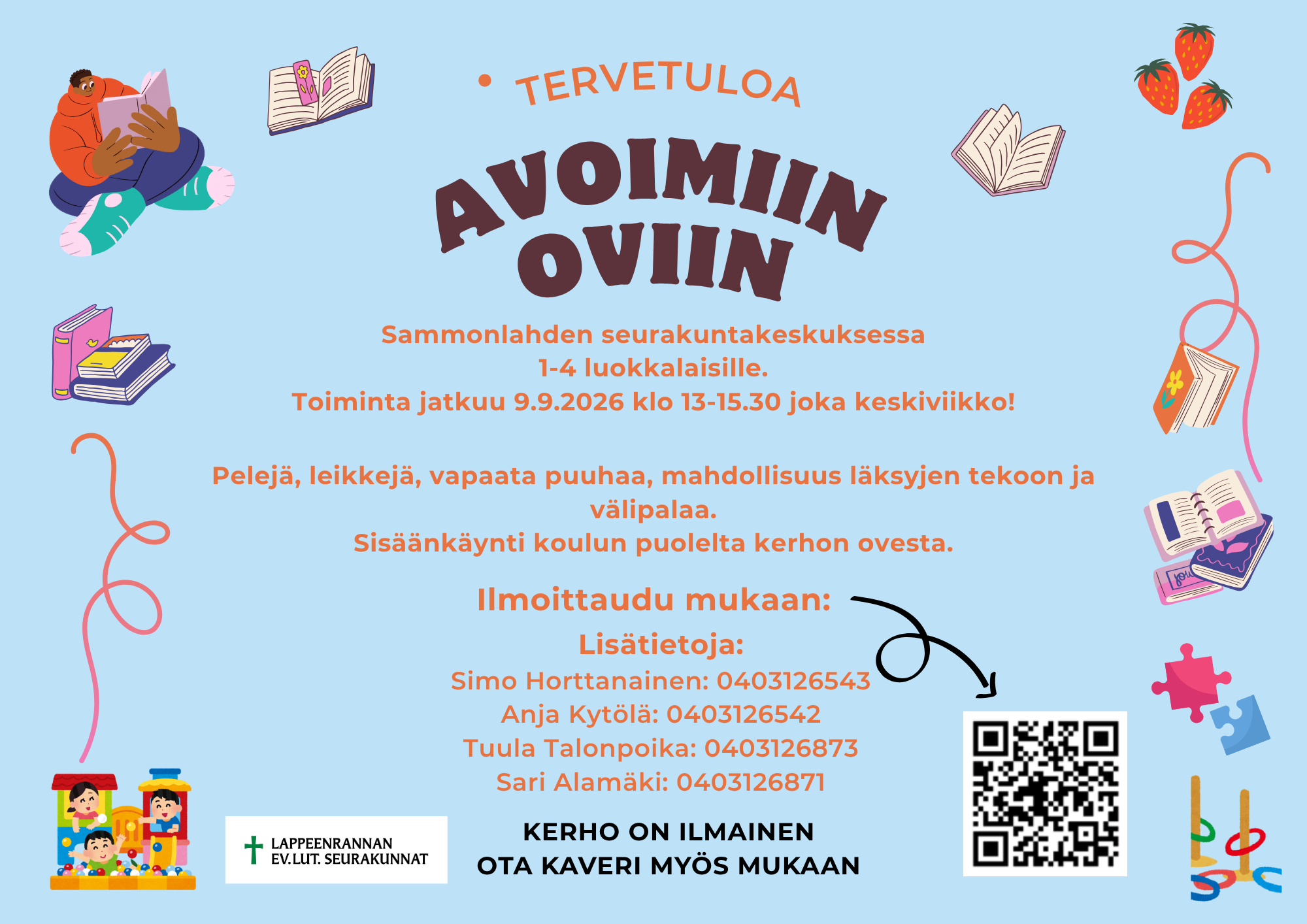 1.-4. luokkalaisten avoimet ovet